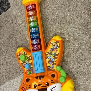 VTech Zoo Jamz Tiger Rock Guitar Musical Instrument Toy Working Great